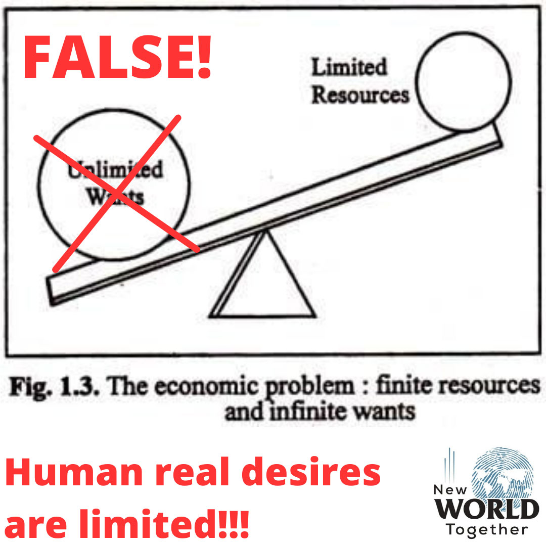 The global economy is based on a false assumption